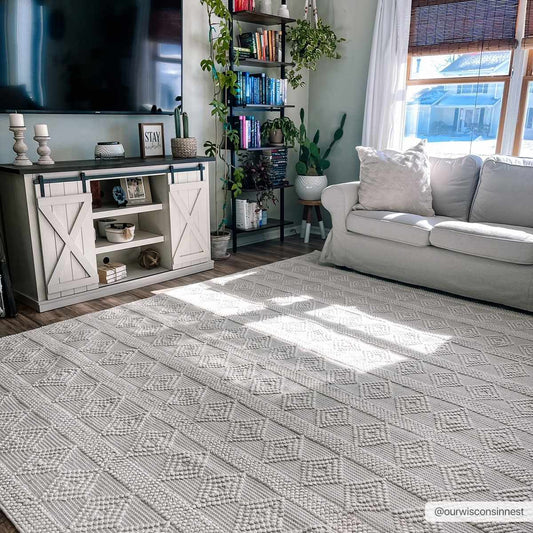 Wool Area Rug - Soft Durable Stylish Home Decor