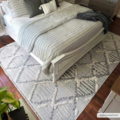 Rustic High-Low Area Rug - Cozy Home Décor Accent