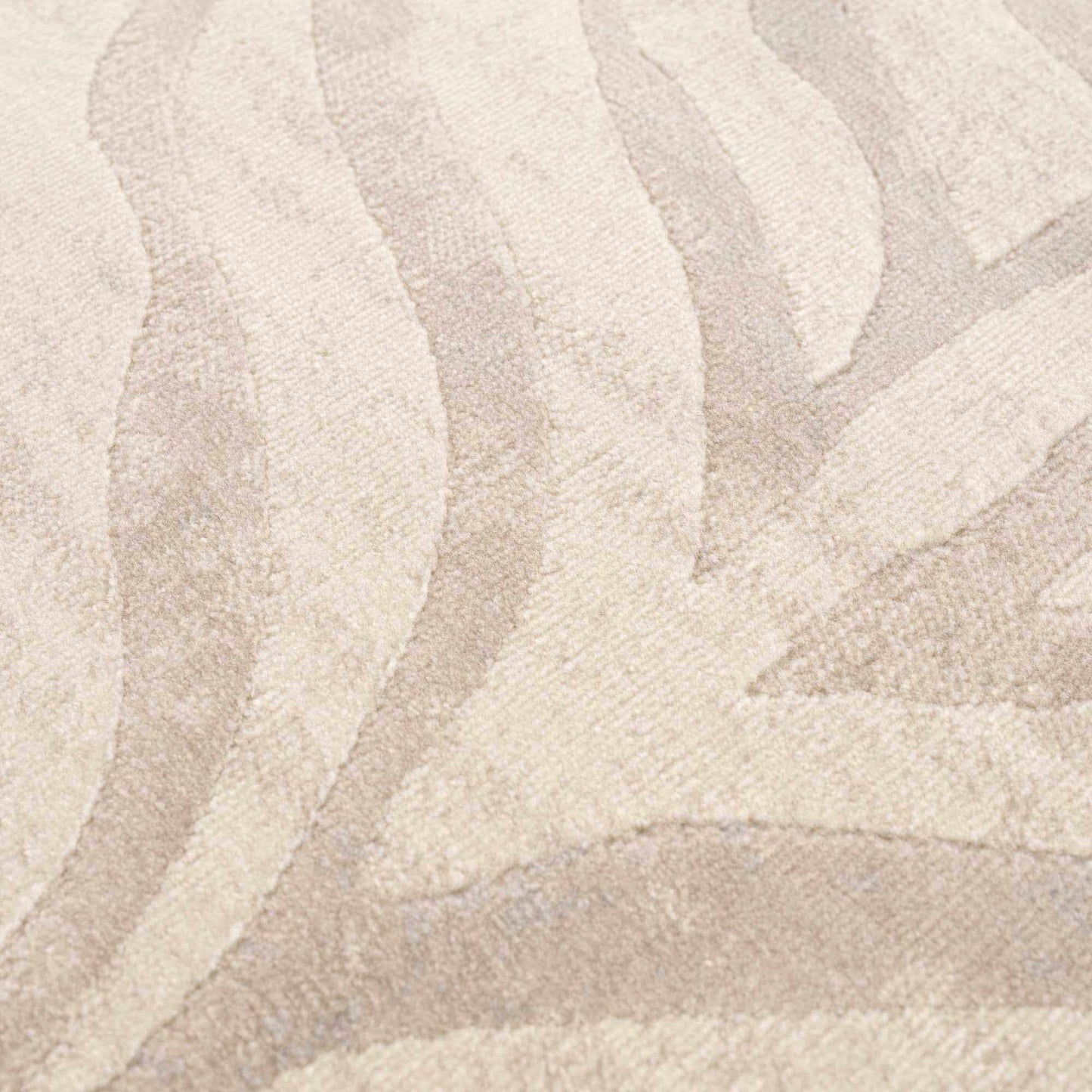Beige Zebra Print Area Rug - Stylish Modern Manteca Design