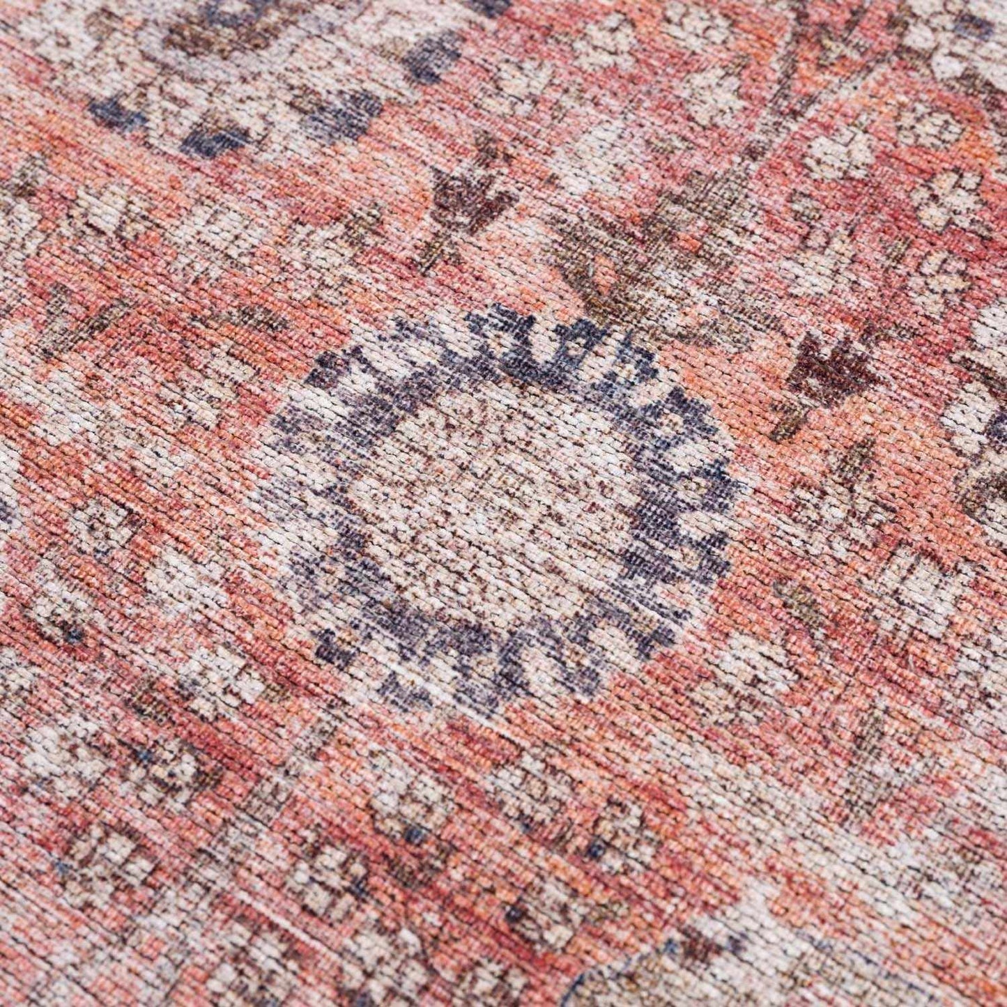 Red Washable Area Rug - Stylish Home Decor Rug