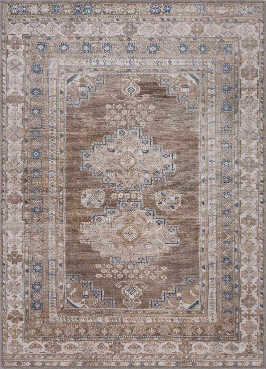 Washable Flat Pile Rug - Soft Durable Easy to Clean