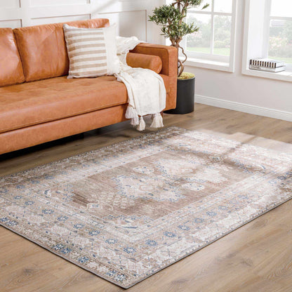 Washable Flat Pile Rug - Soft Durable Easy to Clean