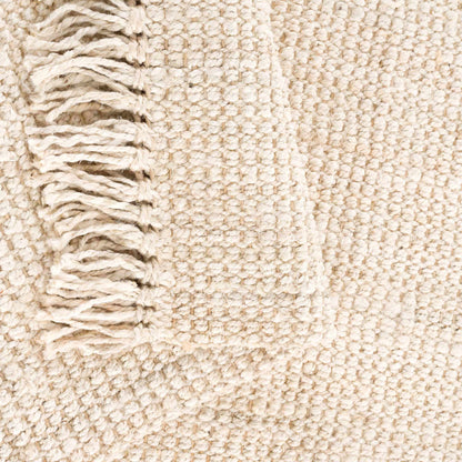 Bleached Jute Area Rug - Eco-Friendly Stylish Home Decor