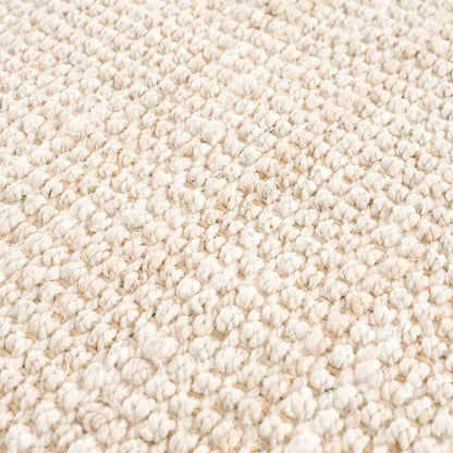 Bleached Jute Area Rug - Eco-Friendly Stylish Home Decor