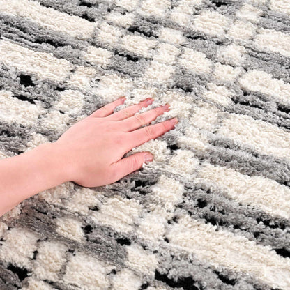 Nava Area Rug - Modern Geometric Living Room or Bedroom Decor
