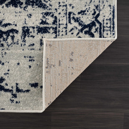 Navy Area Rug - Elegant Modern Home Décor Rug