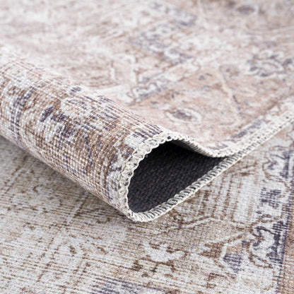 Beige Washable Area Rug - Limited Edition Stylish Home Décor