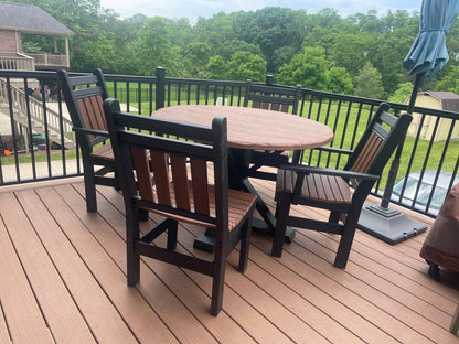 Outdoor Dining Chair Standard Canyon All Weather HDPE Lumber