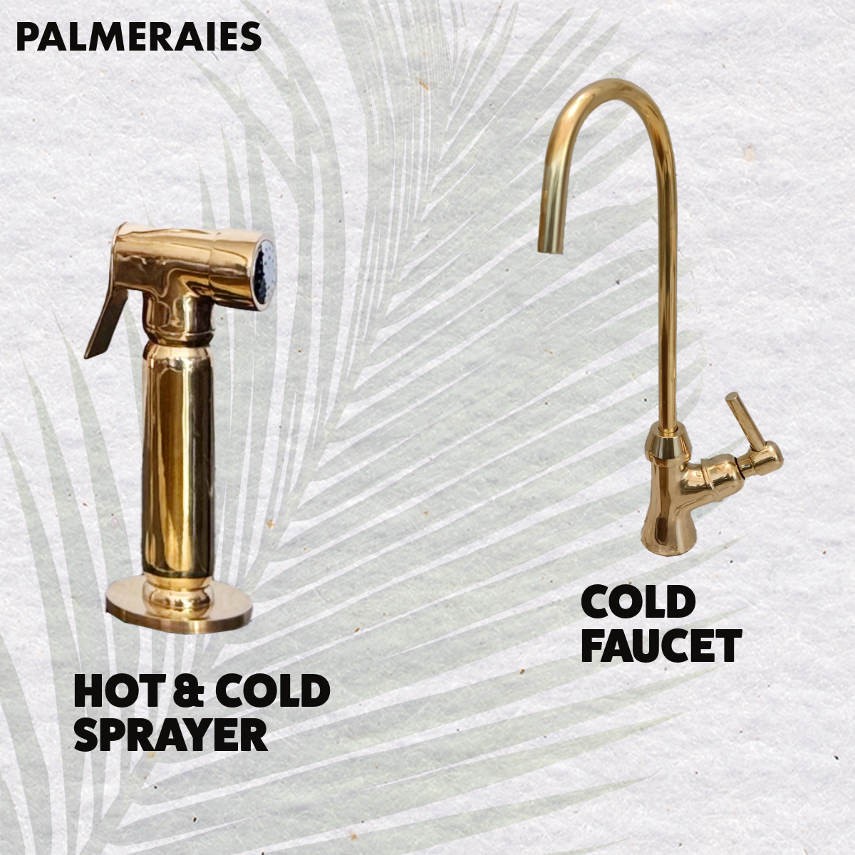 sprayer and cold faucet