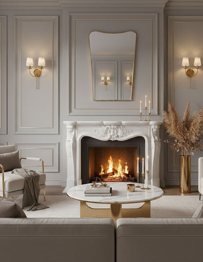 Soft neutral washroom design