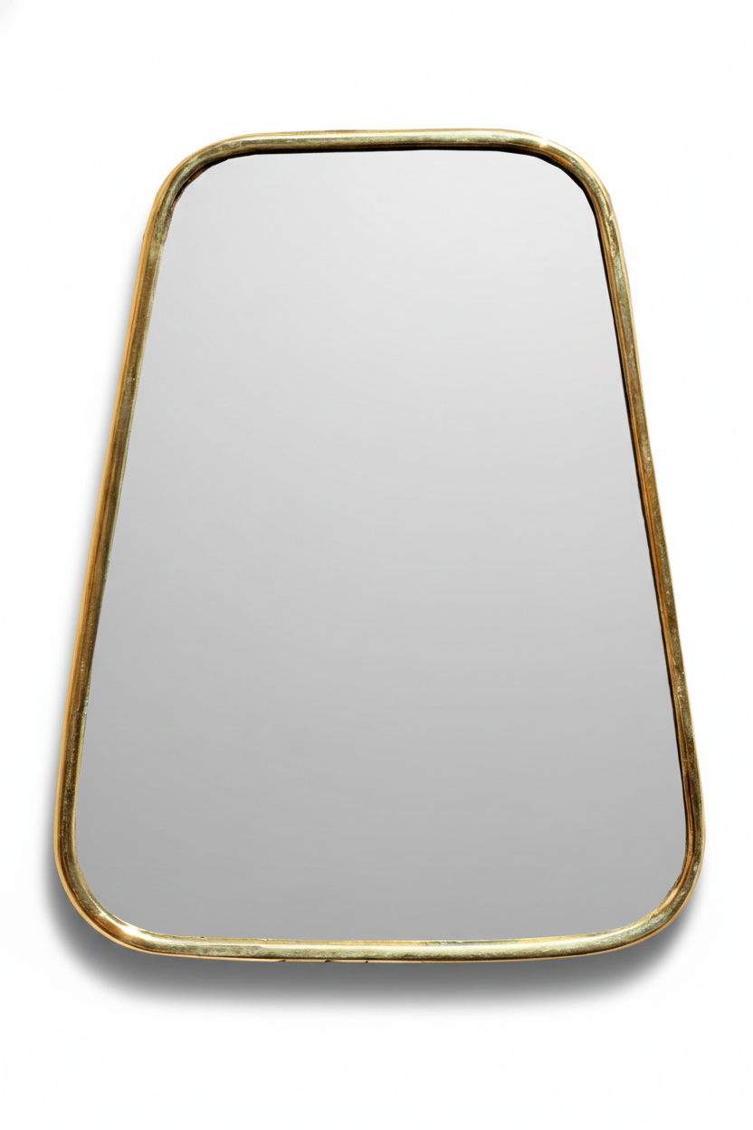 Designer organic wall mirror