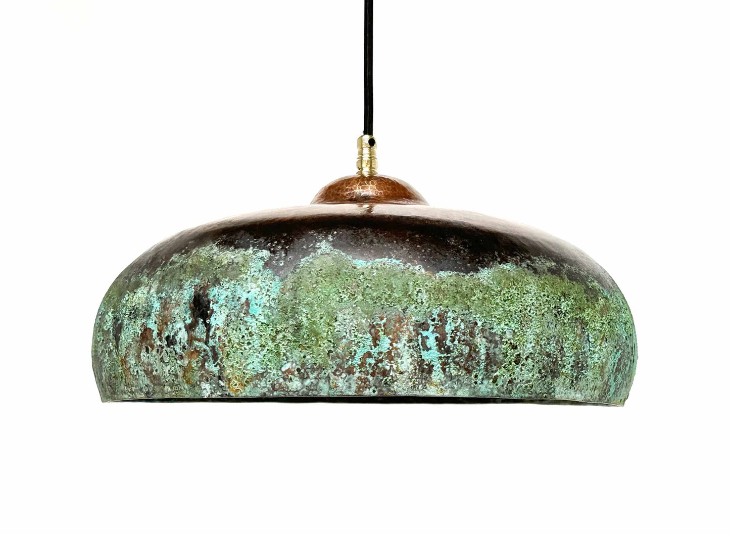 Green Patina Pendant Light - Kitchen Island Lighting