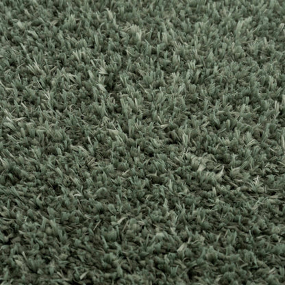 Green Shag Rug - Washable Soft Cozy Home Decor