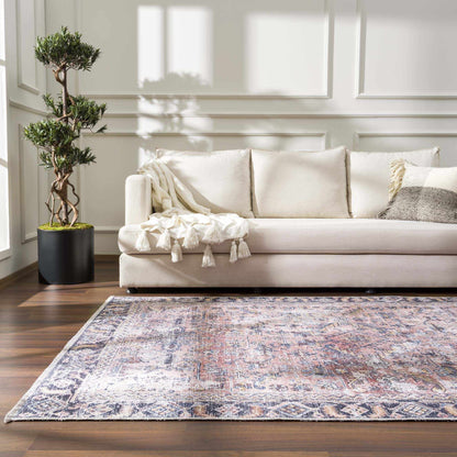 Washable Peach Area Rug - Holi-2305 Stylish Home Décor