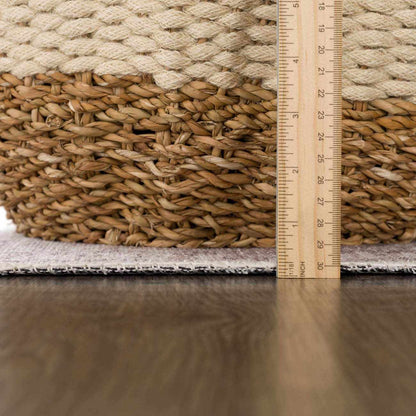 Washable Cream Area Rug - Soft Stylish Home Decor
