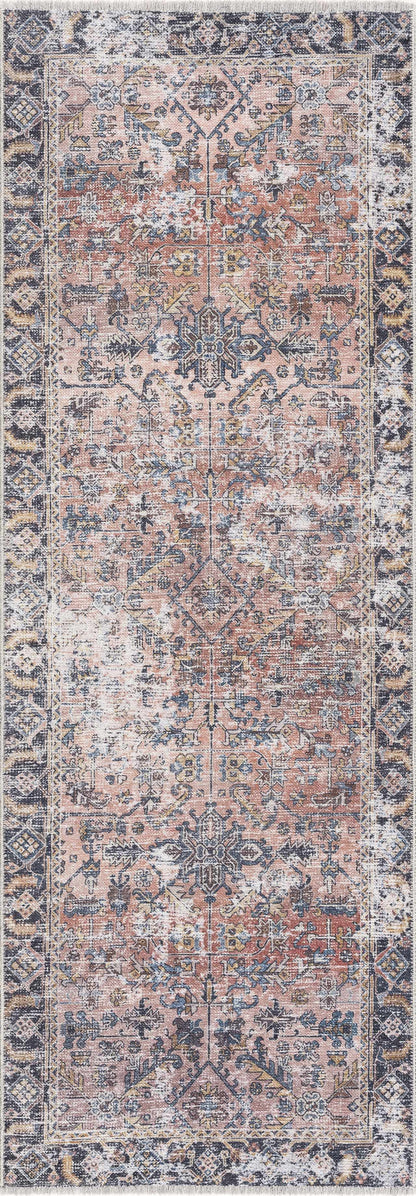 Washable Peach Area Rug - Holi-2305 Stylish Home Décor