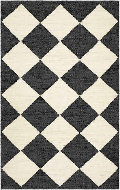 Antho Black Diamonds Jute Rug - Elegant Natural Fiber Home Decor by Vivir x Livabliss