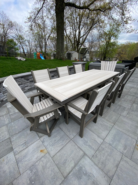 New England Style Swivel Chair With Arms Outdoor Patio Lounge