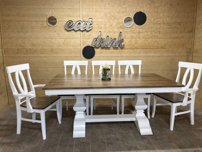 Verano Chair With Arms Farmhouse Dining Chair For Tables Everyday Use