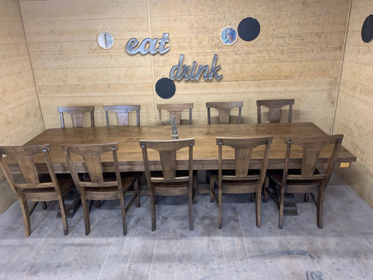 Panel Back Chair For Tables Modern Sturdy Dining Chair That Can Be Stained Or Painted