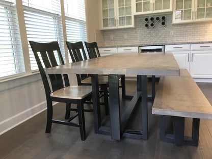 Heston Bench For Standard Tables 18 Inch High Length Matched To Your Table