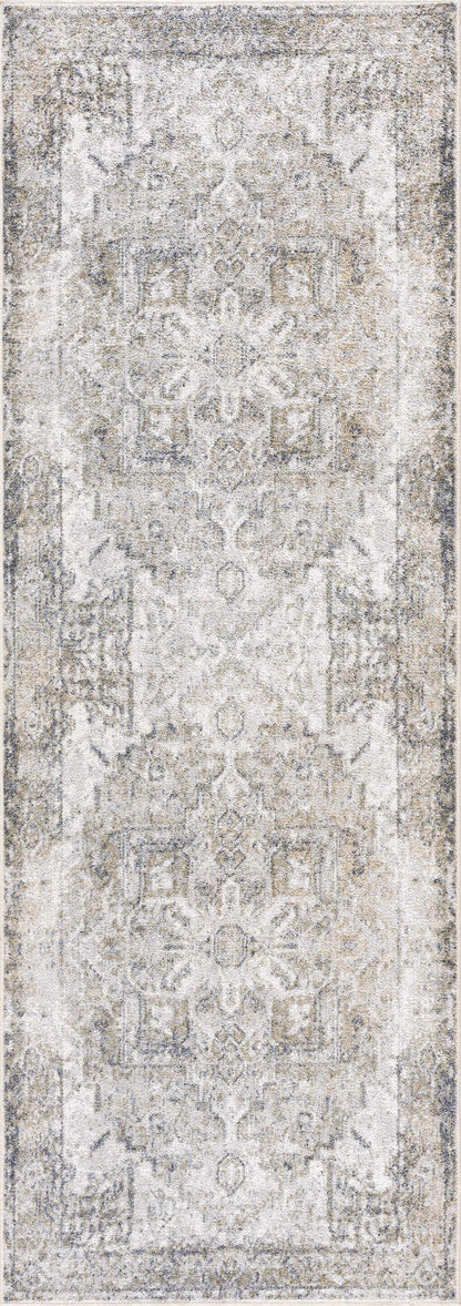 Hera Olive Washable Flat Pile Rug - Stylish  Easy to Clean