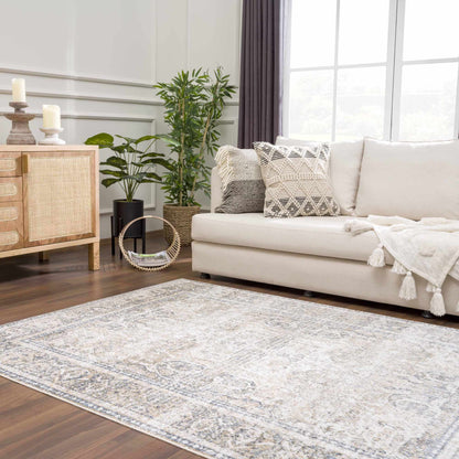 Washable Flat Pile Area Rug - Soft Durable Stylish Rug for Any Room