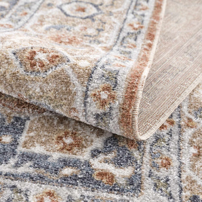 Washable Flat Pile Rug - Soft Durable Gael Rust Home Decor