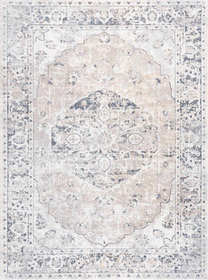 Washable Modern Area Rug - Soft Durable Flat Pile Design
