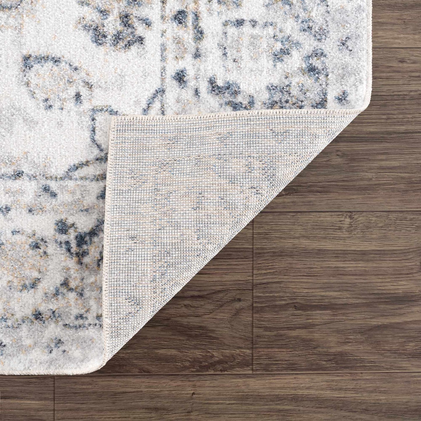 Washable Modern Area Rug - Soft Durable Flat Pile Design