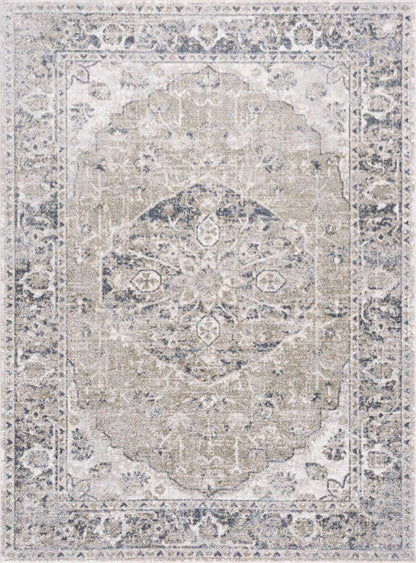 Washable Blue Flat Pile Rug - Stylish Durable Home Decor