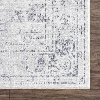 Washable Flat Pile Rug - Stylish Durable Home Decor in Akram Antrasit