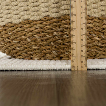Bahar Cream Washable Area Rug - Stylish Home Décor