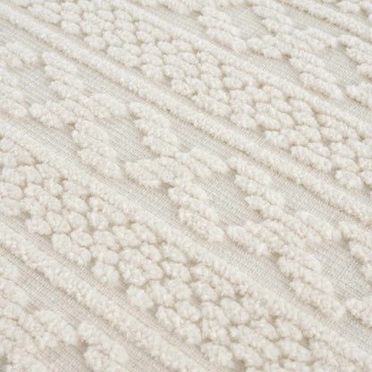 3D White Washable Rug - Stylish Durable Easy to Clean