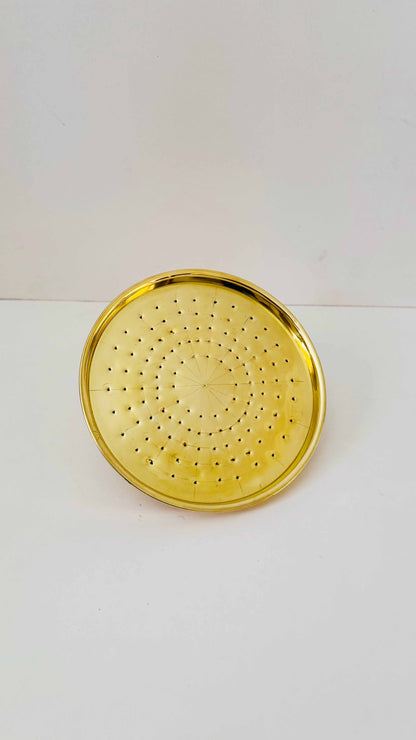 Pommeau de douche à effet pluie en laiton massif non laqué - Pommeau de douche d'extérieur