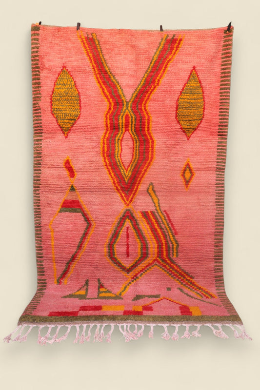 Limra Berber Rug – Pink Moroccan Wool Rug