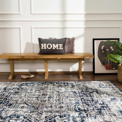 Navy Area Rug - Elegant Modern Design for Contemporary Spaces