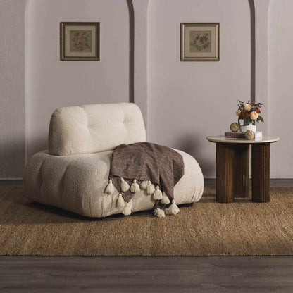 Handwoven Jute Area Rug - Eco-Friendly Natural Home Decor