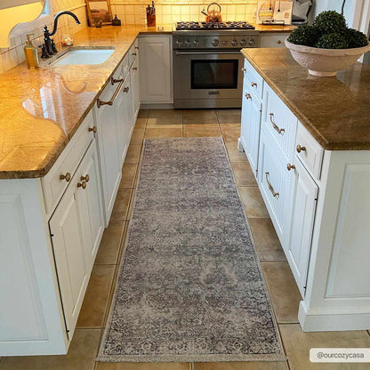 Olive Area Rug - Washable Soft Stylish Home Decor