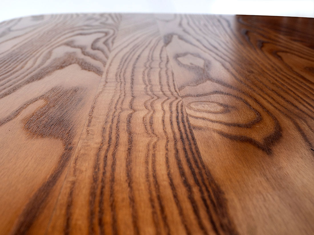 Close-up of a wooden surface with visible grain and texture