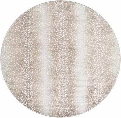 Tan Leopard Print Area Rug - Stylish Home Decor Accent