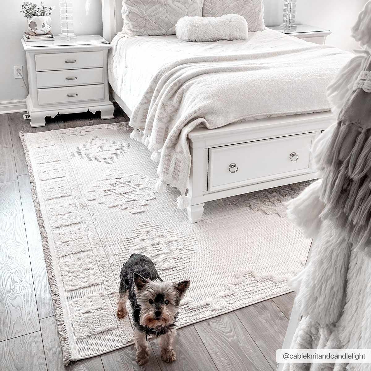Rustic Area Rug - High-Low Design for Cozy Home Decor