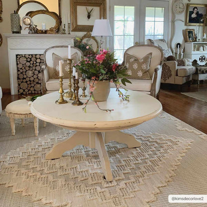 Rustic Area Rug - High-Low Design for Cozy Home Decor