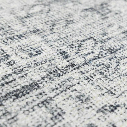 Gray Blue Washable Area Rug - Living Room  Bedroom Decor