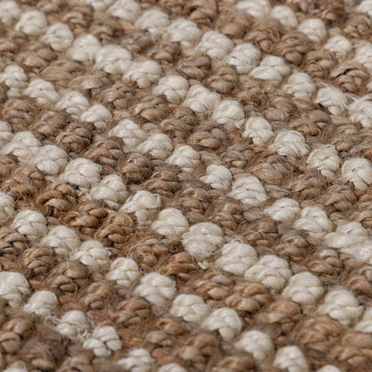 Camel Jute Area Rug - Natural Eco-Friendly Home Decor