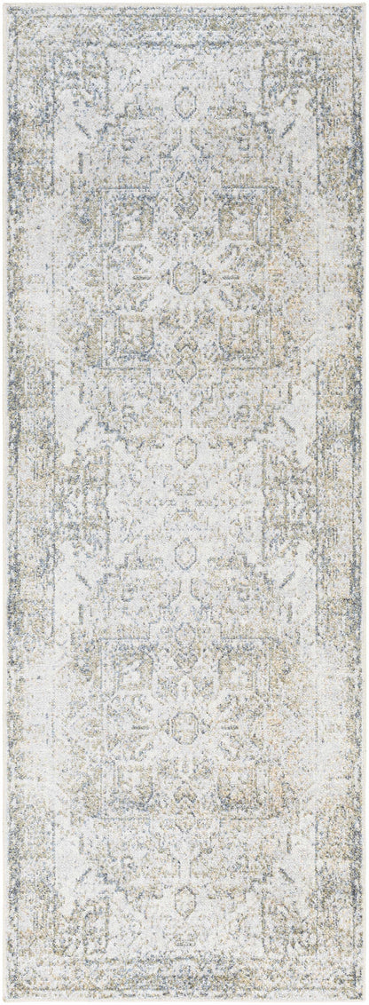 Hera Olive Washable Flat Pile Rug - Stylish  Easy to Clean