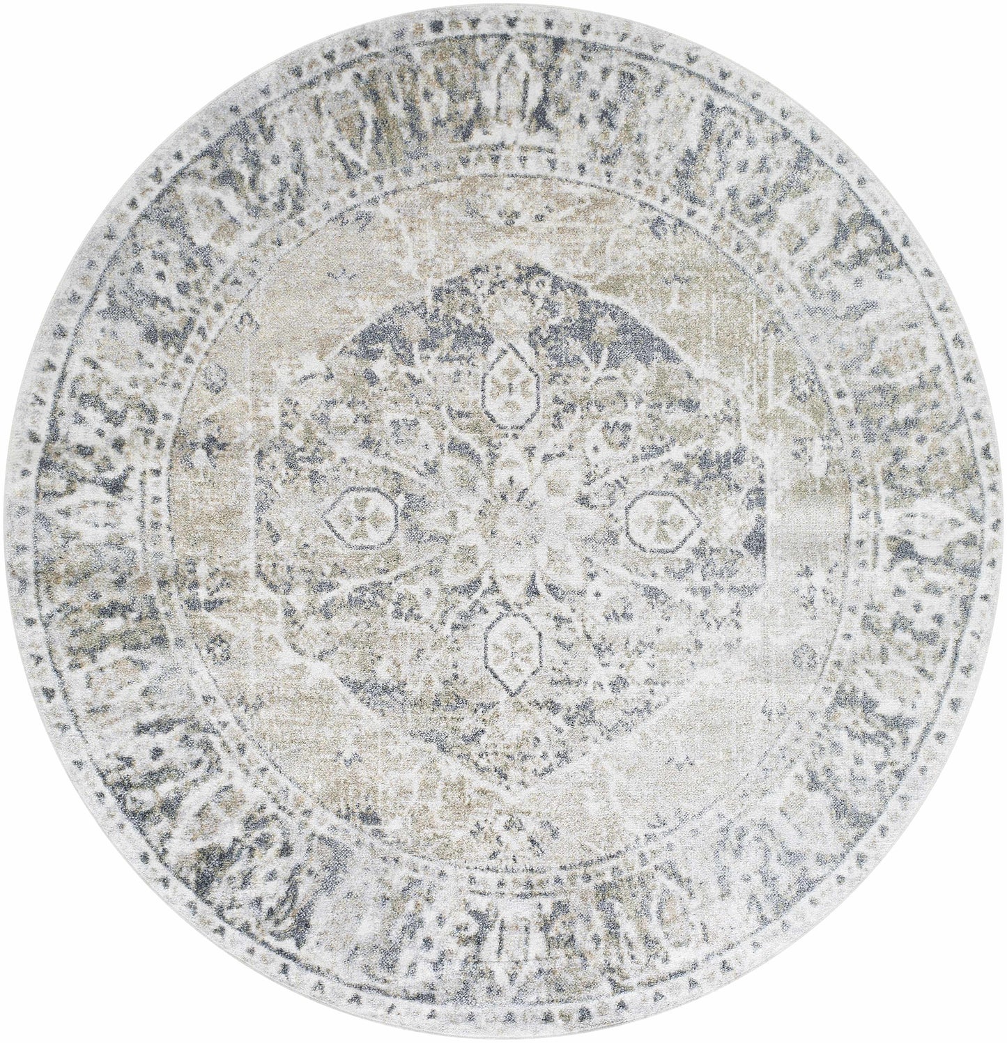 Beige Washable Flat Pile Rug - Stylish Home Décor
