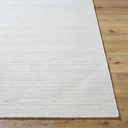 Silver Slate Wool Area Rug - Elegant Soft Durable Home Decor