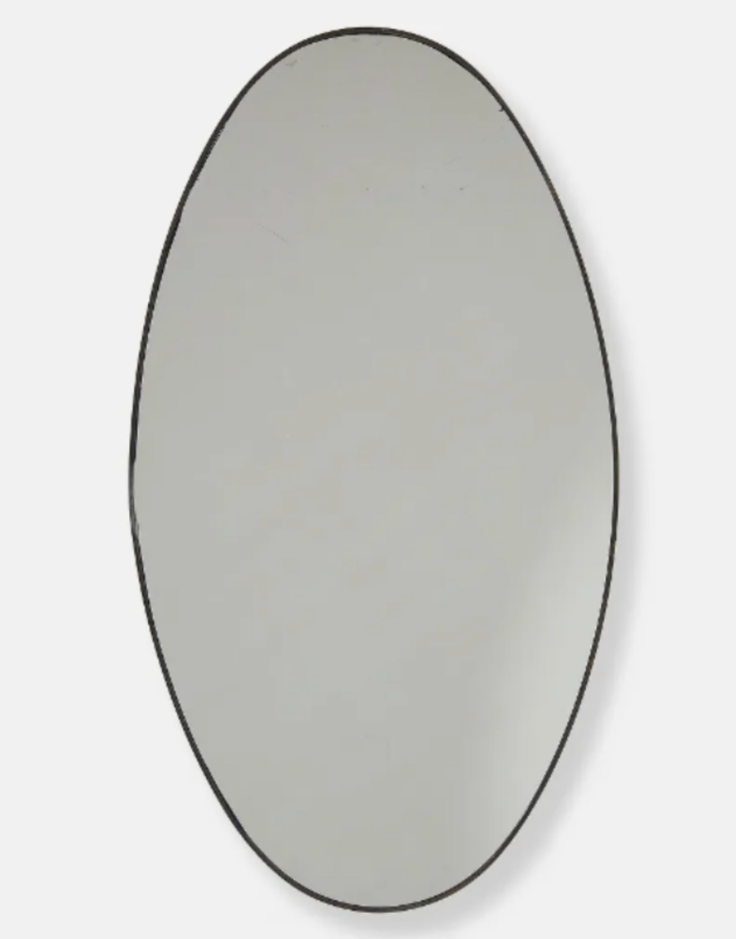 custom order - Oval antique Brass Mirror