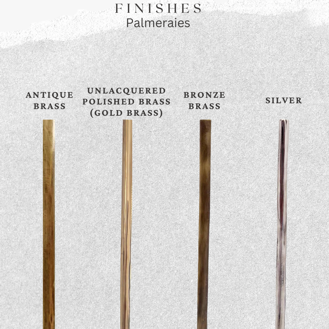 Comparison of finishes on wooden sticks labeled 